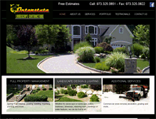 Tablet Screenshot of interstatelandscapenj.com